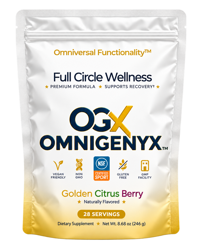 OGX Omnigenyx pouch, Golden Citrus Berry